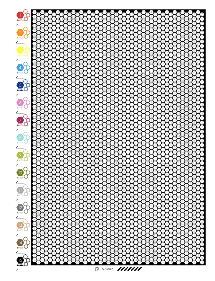 Color by Number - Animals - Mystery Mosaics Coloring Book