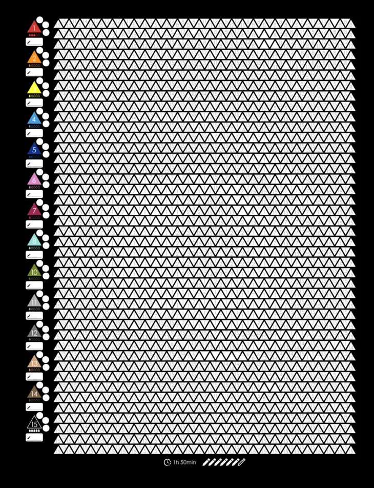 Color by Number - Dragons [Black Edition] - Mystery Mosaics Coloring Book