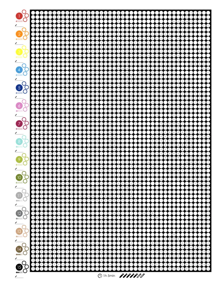 Color by Number - Babies - Mystery Mosaics Coloring Book