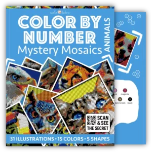 Color by Number - Animals - Mystery Mosaics Coloring Book