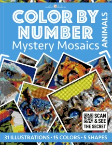Color by Number - Animals - Mystery Mosaics Coloring Book