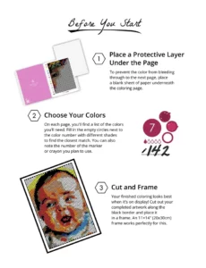 Color by Number - Babies - Mystery Mosaics Coloring Book