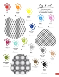 Color by Number - Japan - Mystery Mosaics Coloring Book
