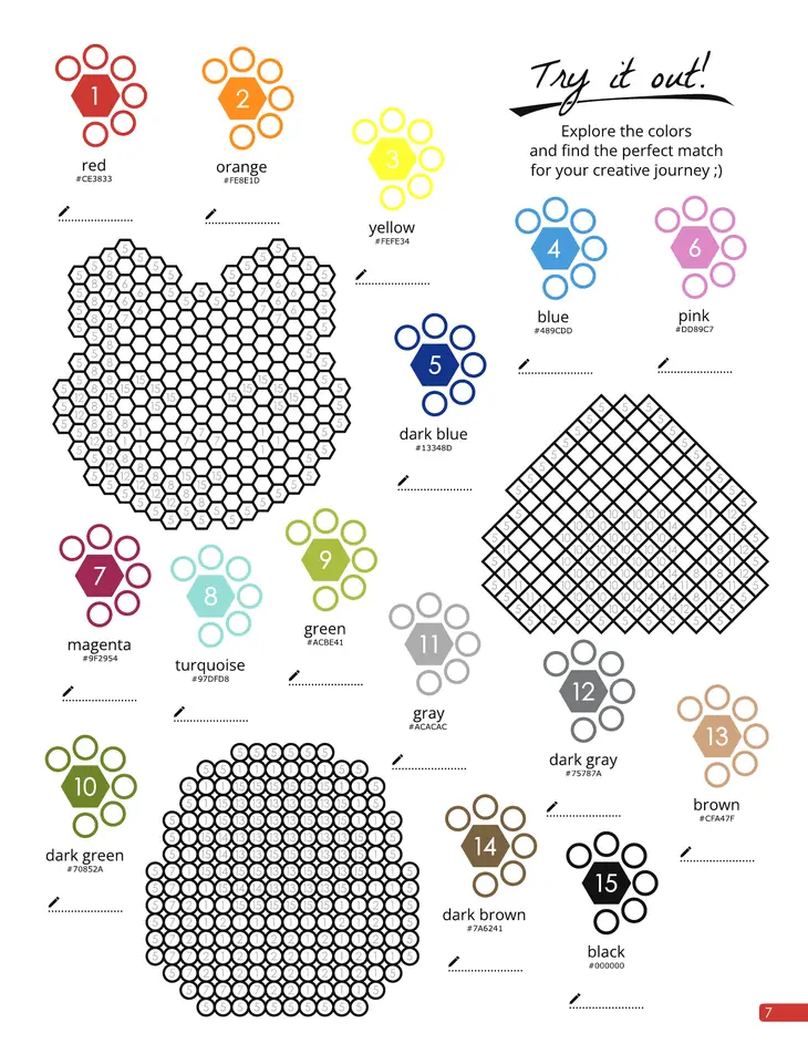 Color by Number - Japan - Mystery Mosaics Coloring Book