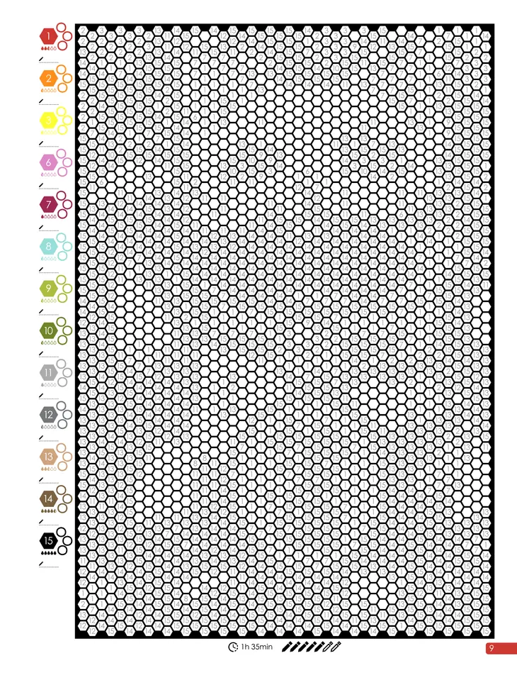 Color by Number - Japan - Mystery Mosaics Coloring Book