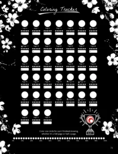 Color by Number - Japan [Black Edition] - Mystery Mosaics Coloring Book