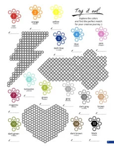 Color by Number - 80s Vibes - Mystery Mosaics Coloring Book