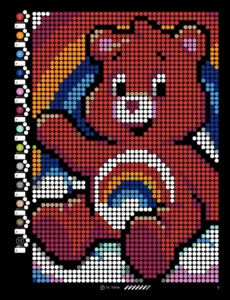 Color by Number - 80s Vibes [Black Edition] - Mystery Mosaics Coloring Book