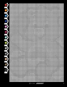 Color by Number - 80s Vibes [Black Edition] - Mystery Mosaics Coloring Book