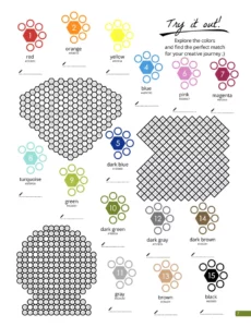 Color by Number - Legends - Mystery Mosaics Coloring Book