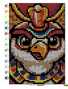 Color by Number - Legends - Mystery Mosaics Coloring Book