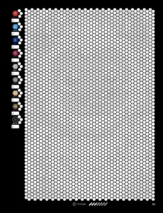 Color by Number - Legends [Black Edition] - Mystery Mosaics Coloring Book