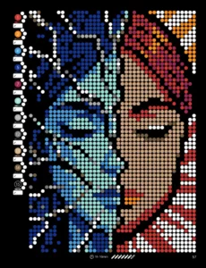 Color by Number - Awakening - Mystery Mosaics Coloring Book