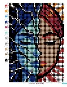 Color by Number - Awakening - Mystery Mosaics Coloring Book
