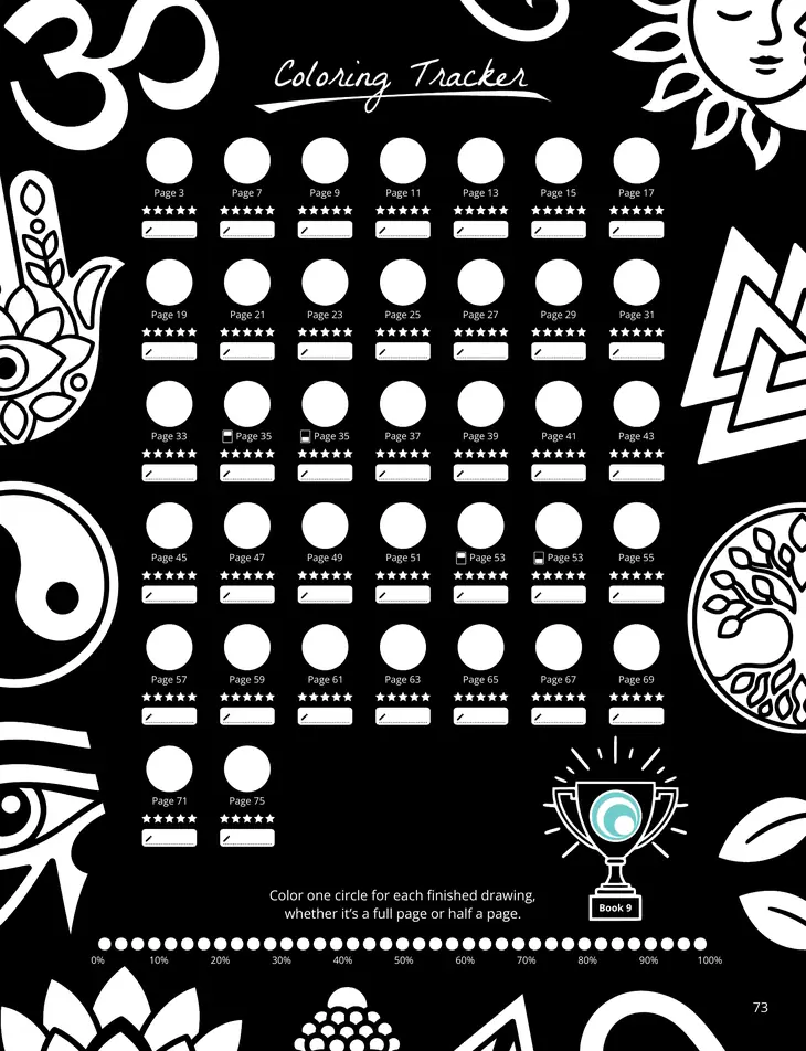 Color by Number - Awakening - Mystery Mosaics Coloring Book