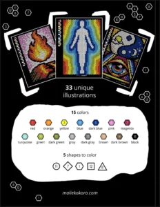 Color by Number - Awakening - Mystery Mosaics Coloring Book