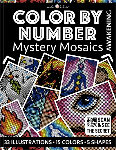 Color by Number - Awakening - Mystery Mosaics Coloring Book